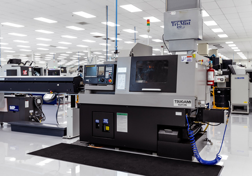 Tsugami Horizontal Swiss Lathe equipment